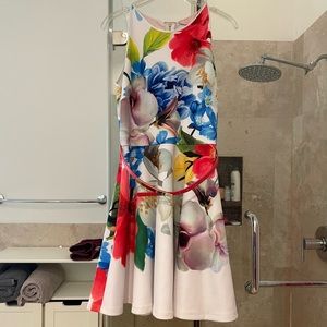 Ted baker belted dress